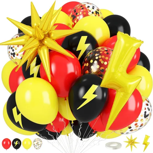 Miniatura 15 de Globos azul marino y dorados, 50 piezas de globos de confeti azul marino perla doble relleno blanco arena metálico cromado dorado de 12 pulgadas
