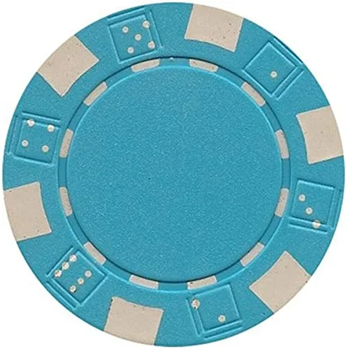 Miniatura 11 de Da Vinci, 50 fichas de póquer de cerámica compuesta, rayas, 11,5 gramos. Blanco