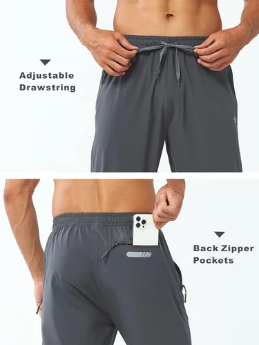 Miniatura 5 de NORTHYARD Pantalones deportivos para correr para hombre, ligeros, pantalones de senderismo para entrenamiento, gimnasio, correr, pantalones