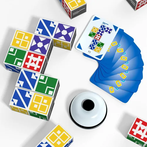 Miniatura 9 de BBnote Juego de Memoria Familiar para Niños y Adultos, Juegos de Mesa de Rompecabezas de Bloques para Niños de 6-8 y 8-12 años, Rompecabezas