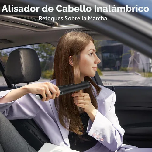 Miniatura 3 de SUNMAY Plancha de Pelo Inalámbrica, Plancha de Pelo de Titanio Portátil de 0.85 Pulgadas para Viaje, Plancha de Pelo Inalámbrica Mini Plana