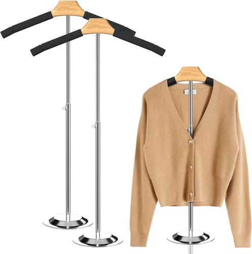 Miniatura 9 de Pantalla ajustable para camisetas para adultos para proveedores, soporte de hombro flexible de 18 a 31.1 pulgadas, soporte de hombro portátil
