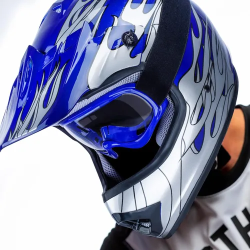 Miniatura 5 de XFMT DOT Casco de Dirt Bike para Niños y Jóvenes de Cara Completa, Cascos de Motocross para Off-Road ATV Bicicleta de Calle Cuatrimoto Motocicleta