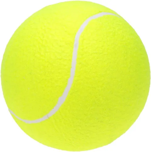 LIXADA Pelota de tenis gigante de gran tamaño de 9.5 pulgadas para niños y adultos, diversión de mascotas (enviada desinflada)