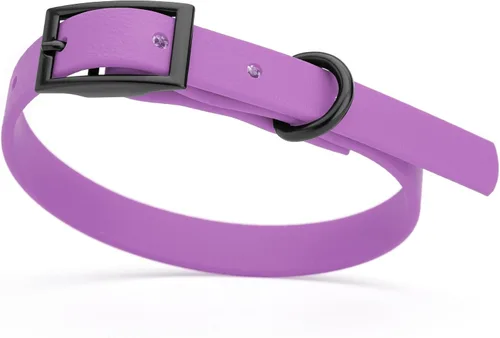 Miniatura 91 de Dogline Biothane - Collar impermeable para perro con hebilla de liberación rápida, resistente cincha de nailon recubierta con resistente y a prueba