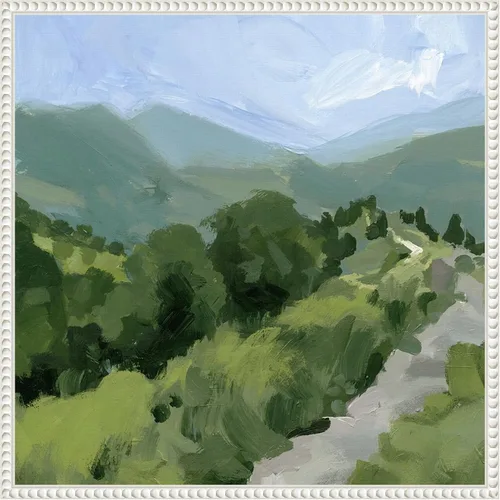 Miniatura 19 de Amanti Art Lienzo enmarcado para pared, 30 x 30 pulgadas, camino forrado de árbol I por Victoria Barnes, lienzo enmarcado para pared, obras de arte