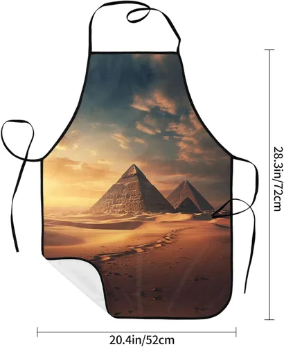 Miniatura 6 de mound Chef Apron for Men and Women - Waterproof Kitchen Chef Apron with Pockets, Perfect for Cooking, Salon & More