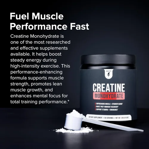 Miniatura 8 de InnoSupps Polvo de monohidrato de creatina, polvo de creatina micronizada pura para fuerza, crecimiento muscular y recuperación, de confianza