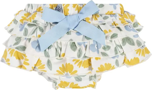 Miniatura 3 de Gerber Conjunto de 3 mamelucos de manga corta para bebés y niñas, funda de pañales y diadema