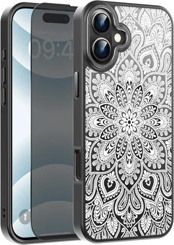 Miniatura 131 de Goodon Funda para iPhone 17 Pro con protector de pantalla de privacidad, compatible con Magsafe, a prueba de golpes, translúcida mate, bonita funda