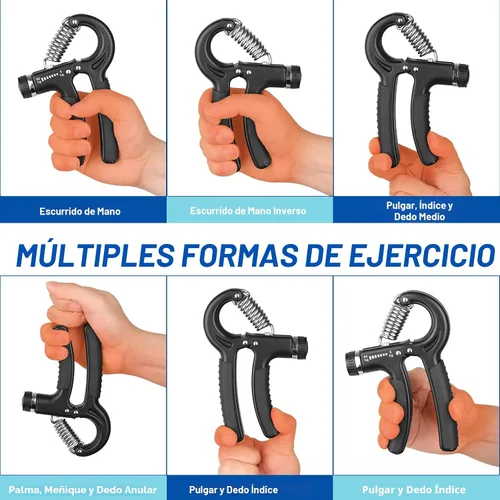 Miniatura 5 de AIXPI Grip Strength Trainer, Hand Grip Exerciser Strengthener with Adjustable Resistance 11-132 Lbs (5-60kg), Forearm Strengthener, Hand Exerciser