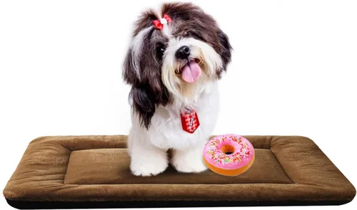 Miniatura 34 de Camas para Perros Almohadilla para Jaula para Perros Medianos/Grandes que se Ajusta a Jaulas de Perros, Almohadilla de Perrera Lavable y Gris