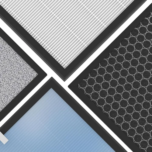Miniatura 6 de 2 juegos de filtros de repuesto HSP001 H13 True Hepa, compatibles con purificador de aire HATHASPACE, 4 en 2, filtro HEPA True H13 con prefiltro