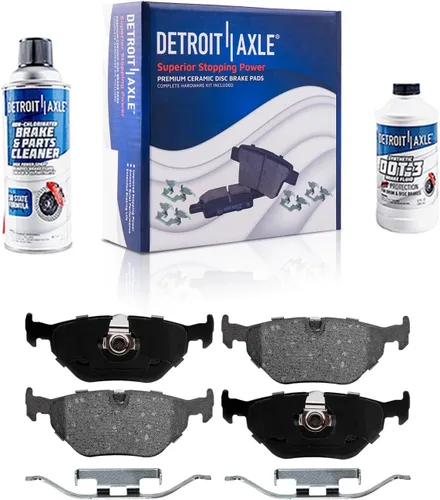 Miniatura 139 de Detroit Axle - Pastillas de Freno Delantero Izquierdo Reemplazo de Pinza de Disco para Dodge Ram 1500 Dakota Mitsubishi Raider - Juego de 3 piezas