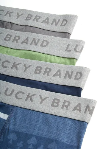 Miniatura 3 de Lucky Brand Men's Active Underwear - 4 Pack Essential Soft Performance Boxer Briefs (S-XL)