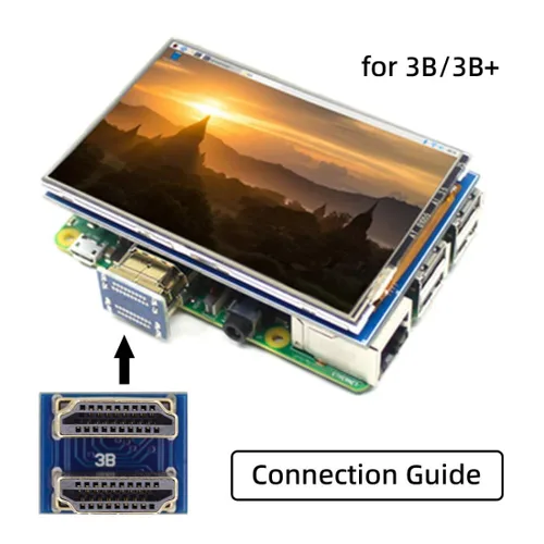 Miniatura 3 de chenyang Paquete de 2 conectores HDMI a HDMI/Micro HDMI en ángulo de 180 grados para Raspberry PI 3B/3B+/4B
