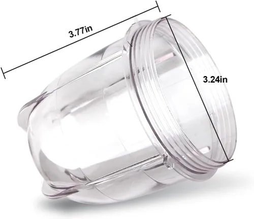 Miniatura 2 de Piezas de repuesto Accesorios de vasos compatible con la licuadora Magic Bullet original MB1001 de 250 W (2 tazas de 12 onzas)