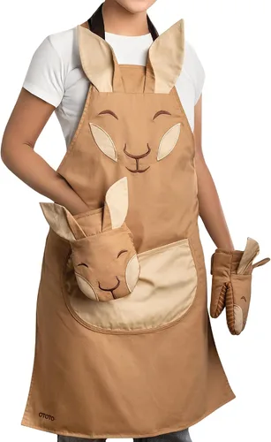 Miniatura 11 de OTOTO Batlicious Juego de Guantes de Horno y Soportes para Ollas - Soportes para Ollas de Luna de Murciélago, Decoración de Cocina Gótica