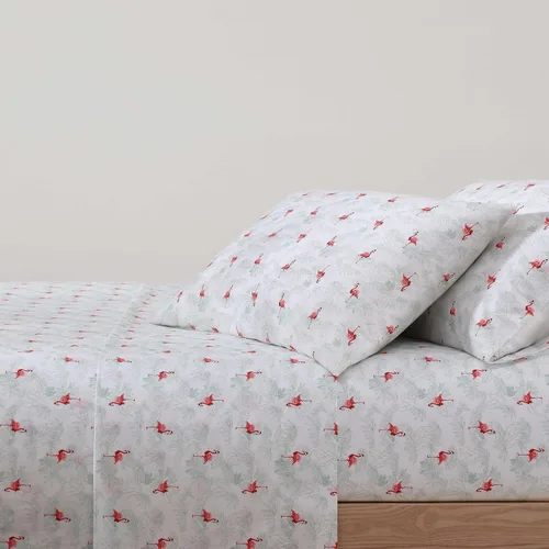Miniatura 201 de Tommy Bahama - Juego de sábanas tamaño King, ropa de cama de percal 100% algodón con una sensación crujiente y fresca, sábanas con sábana bajera