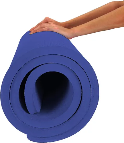 Miniatura 9 de Hatha Yoga - Tapete de yoga de 4/5 pulgadas de elastómero termoplástico, tapetes de fitness y ejercicio de gran tamaño 72 pulgadas de largo x 32