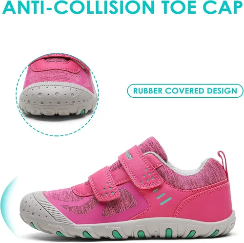 Miniatura 3 de DREAM PAIRS Zapatillas de senderismo antideslizantes para niños y niñas
