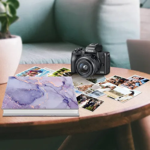 Miniatura 5 de Fintie Álbum de fotos de 4 x 6 pulgadas, 300 bolsillos de cuero vegano de gran capacidad, cubierta de libro para familia, boda, aniversario, bebé