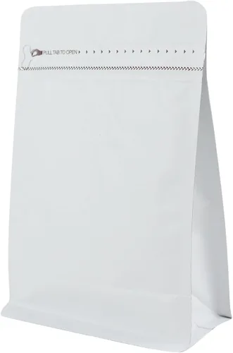 Miniatura 11 de Paquete de 110 bolsas de café en grano de café de alta barrera con válvula ventilada, metal mate, bolsas de color sólido sellables con calor