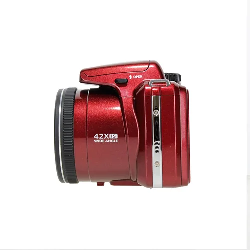 Miniatura 3 de Kodak PIXPRO AZ425 - Cámara digital para vlogging de 20 MP (rojo) zoom óptico 42X, paquete de lentes gran angular de 0.94 pulgadas con tarjeta