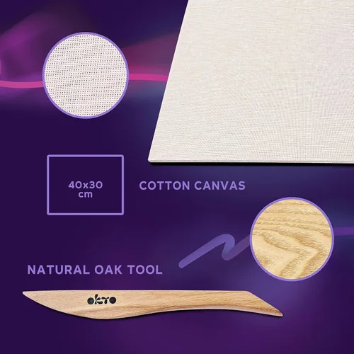 Miniatura 3 de Okto Camas de flores en Holanda Kits de manualidades para adultos Reino Unido - Similar a pintar por números para adultos, kit de modelado