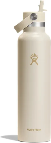 Miniatura 13 de Hydro Flask Botella de agua – Acero inoxidable aislado – Tapa flexible con pajita de boca estándar, antiderrames, a prueba de fugas y recargable