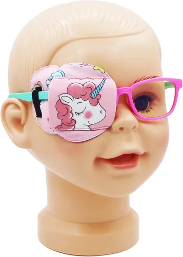 Miniatura 37 de Astropic Parche para ojos de algodón y seda 3D para niños, parche de ojos para niñas para gafas Parche médico para niños con ojo perezoso