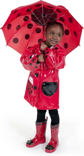 Miniatura 5 de Kidorable Paraguas de mariquita para bebé, rojo, talla única