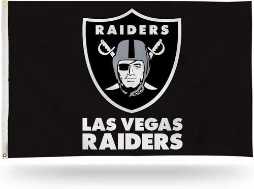 Miniatura 53 de NFL Rico Industries - Bandera estándar de 3 x 5 pies, de una cara, para interior o exterior, decoración del hogar