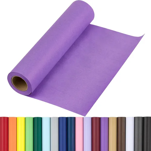 Miniatura 22 de RUSPEPA Rollo de papel de regalo azul marino kraft, 17.5"x 393" (32.8'), papel de regalo reciclable azul para regalos de cumpleaños, cubierta
