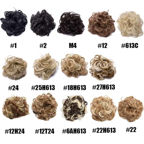 Miniatura 6 de Moño desordenado, pieza de pelo de moño desordenado, pieza de cabello de 31.4 pulgadas de largo, despeinado, esponjoso, extensiones de cola