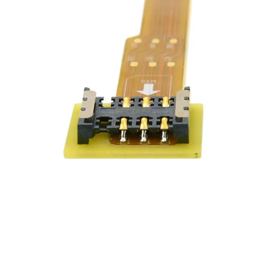 Miniatura 7 de chenyang Micro SIM Card a Nano SIM Kit macho a hembra Extensión suave plana FPC Cable Extender 3.9 in
