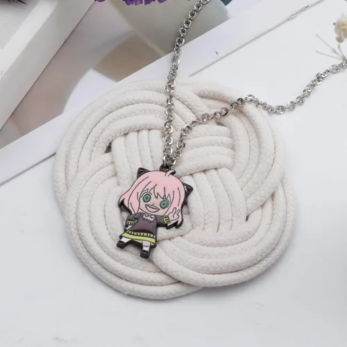 Miniatura 6 de Collar familiar de anime Pendnt Anya Forger Anime Cosplay Collares regalo para fanáticos, regalos para niños, adolescentes, adultos, amantes