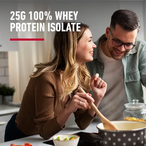 Miniatura 4 de Isopure - Proteína de suero de leche en polvo 100 % pura, sin carbohidratos, sin lactosa ni gluten, con vitaminas y sabor a fresas y crema, 25 g