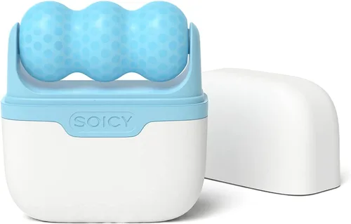 OPENDGO Rodillo de hielo para cara, ojos, cuerpo, rodillo de hielo facial frío para hinchazón ocular, migraña, alivio del dolor, lesiones menores,