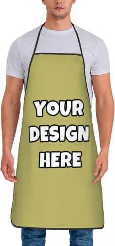 Miniatura 19 de Delantal personalizado con logotipo de imagen, nombre de texto, delantales de cocina personalizados para chef para hombres y mujeres