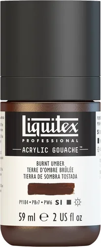 Miniatura 27 de Liquitex Professional - Gouache acrílico profesional, botella de 2 onzas (59 ml), blanco titanio