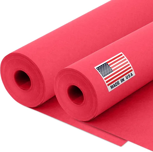 Miniatura 12 de Rollo de papel kraft negro de 12" x 1200" (100 pies) (paquete de 2), 45 libras de grosor, fabricado en Estados Unidos Papel kraft
