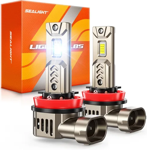 Miniatura 14 de SEALIGHT Bombillas LED antiniebla 9007/HB5, 8 bombillas de uso todoterreno PowerSports, luz de conducción 9007, 6000 K blanco, Plug-N-Play, paquete