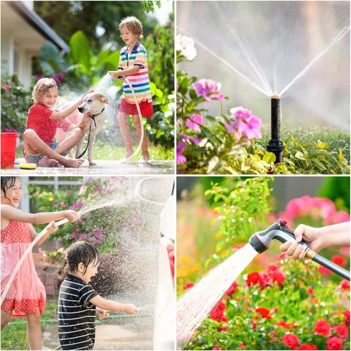 Miniatura 5 de Twinkle Star - Divisor de manguera de jardín de 2 vías, conector Y, adaptador de manguera de jardín de latón