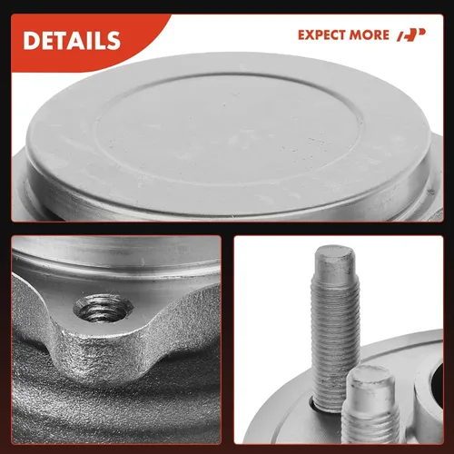 Miniatura 8 de A-Premium Cojinete de rueda trasera y conjunto de cubo con 5 lengüetas compatible con Chevrolet Cruze 2016 2017 2018 2019