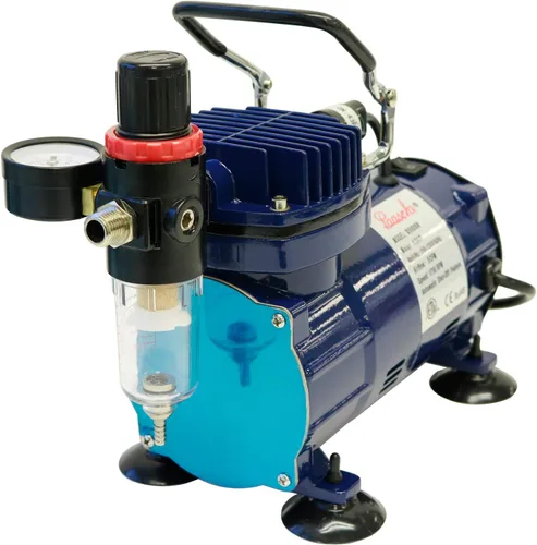 Miniatura 2 de Paasche Compresor D500SR de 1/5 HP con apagado automático, regulador y trampa de humedad