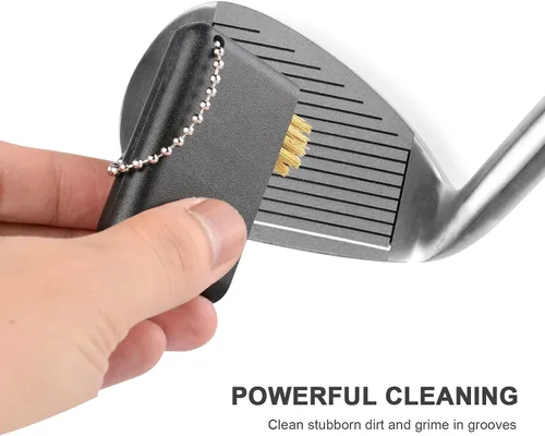 Miniatura 4 de 3 unids Golf Club Brush Pocket Golf Club Groove Cleaner 3 en 1 Sacapuntas de Golf retráctil Herramienta Limpiador Club Herramienta Portátil Pequeños