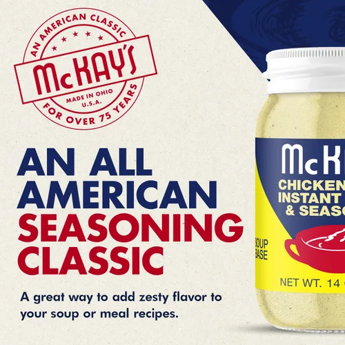 Miniatura 4 de Mc Kay's Condimento para sopa en polvo con sabor a pollo y carne, caldo instantáneo sin gluten, sustituto de cubos de lingotes, Est. 1945