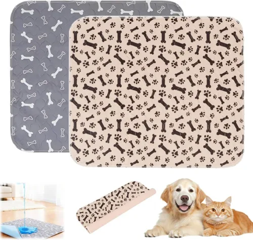 Miniatura 7 de Almohadillas lavables para orina para perros con feromonas, almohadillas reutilizables para cachorros, lavables para perros y gatos