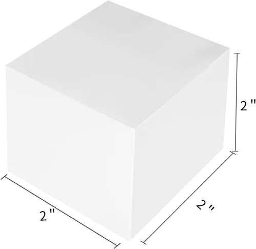 Miniatura 5 de Paquete de 50 cajas de regalo pequeñas, cajas de regalo de 2 x 2 x 2 pulgadas, cajas de regalo de papel blanco con tapas para regalos, manualidades